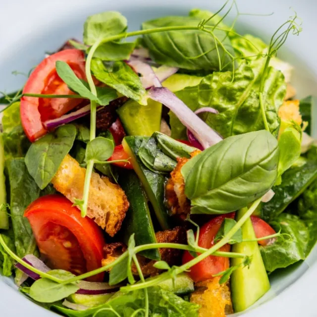 Grilled panzanella